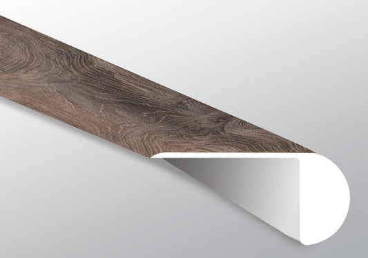 Draven ( OVERLAPPING STAIR NOSE [ Wood • Matte • Medium ] - LVT * LUXURY VINYL TRIM ) | 2 1/4" X 1" X 94"
