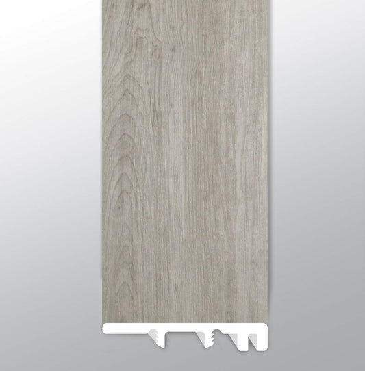 Dunite Oak ( END CAP [ Wood • Matte • Medium ] - LVT * LUXURY VINYL TRIM ) | 1 1/2" X 1/4" X 94"