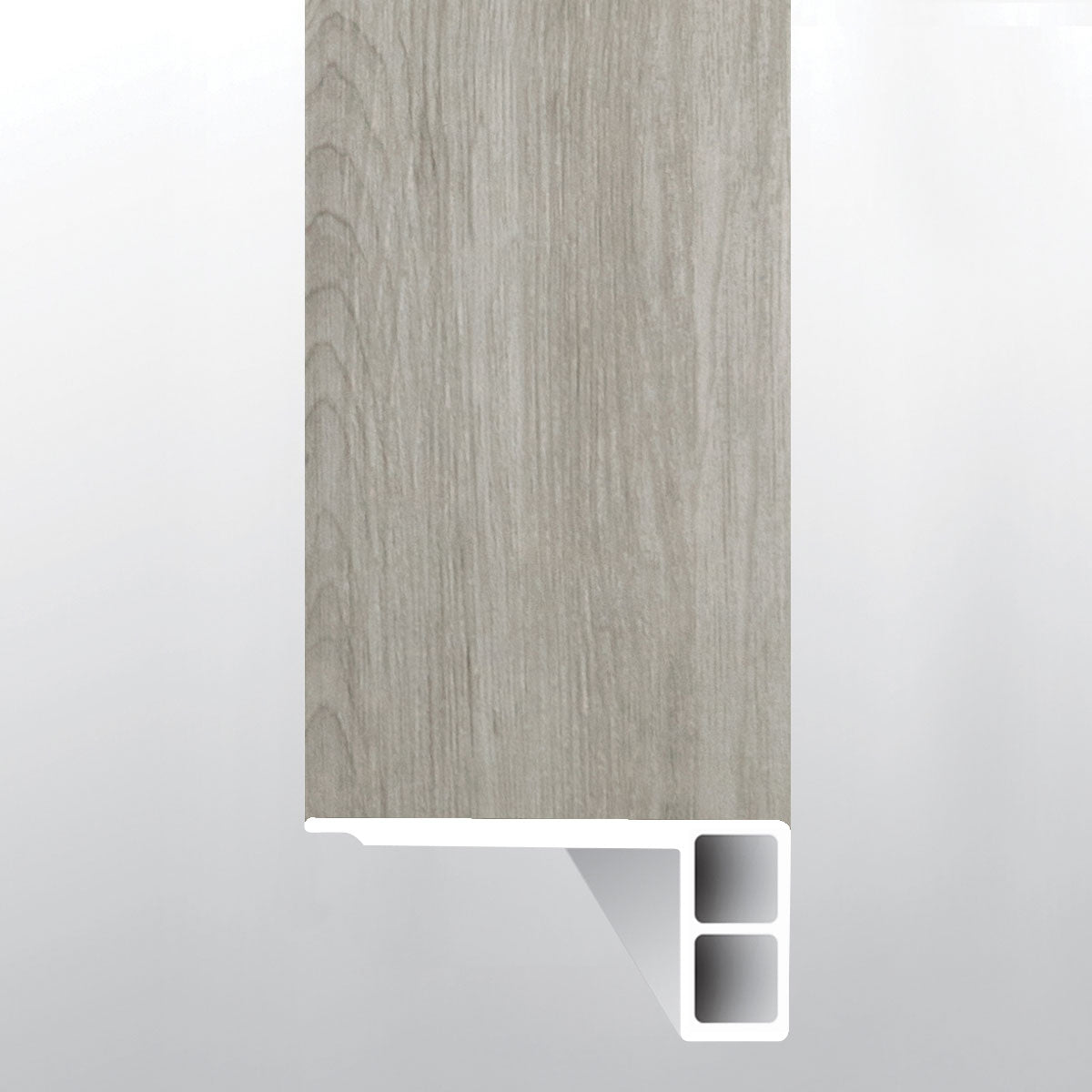 Dunite Oak ( FLUSH STAIR NOSE EASED EDGE [ Wood • Matte • Medium ] - LVT * LUXURY VINYL TRIM ) | 2 3/4" X 3/4" X 94"