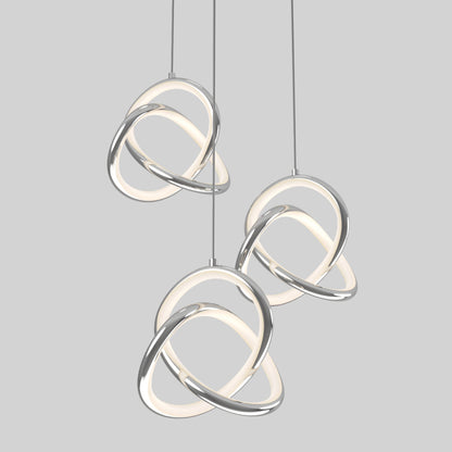 Zephyr 3-light LED pendant