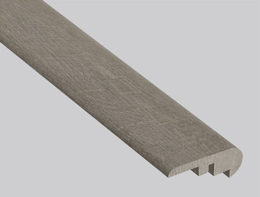 Emridge ( OVERLAPPING STAIR NOSE [ Wood • Matte • Medium ] - LVT * LUXURY VINYL TRIM ) | 2 1/4" X 1" X 94"