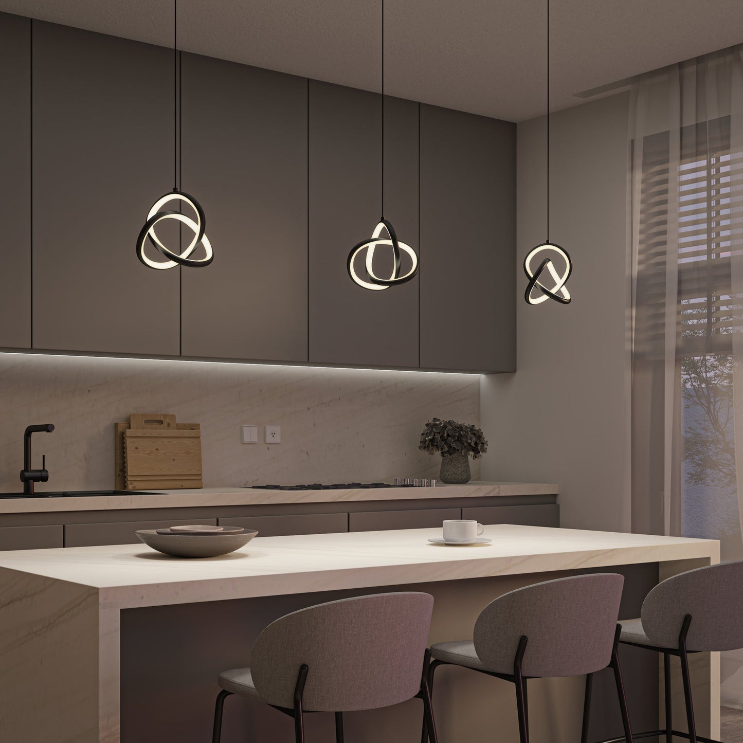 Zephyr LED pendant