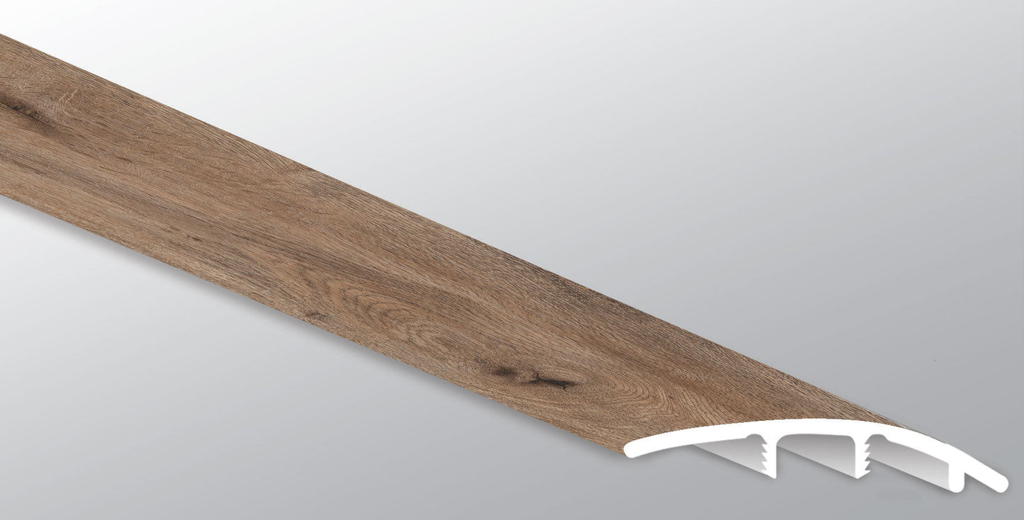 Fauna ( REDUCER [ Wood • Matte • Medium ] - LVT * LUXURY VINYL TRIM ) | 1 3/4" X 3/8" X 94"
