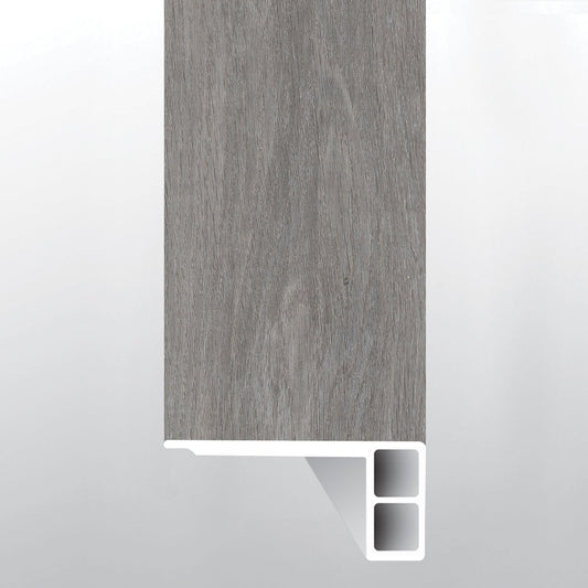 Finely ( FLUSH STAIR NOSE EASED EDGE [ Wood • Matte • Medium ] - LVT * LUXURY VINYL TRIM ) | 2 3/4" X 3/4" X 94"