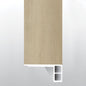 Flaxen ( FLUSH STAIR NOSE EASED EDGE [ Wood • Matte • Medium ] - LVT * LUXURY VINYL TRIM ) | 2 3/4" X 3/4" X 94"