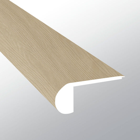 Flaxen ( FLUSH STAIR NOSE [ Wood • Matte • Medium ] - LVT * LUXURY VINYL TRIM ) | 2 3/4" X 3/4" X 94"