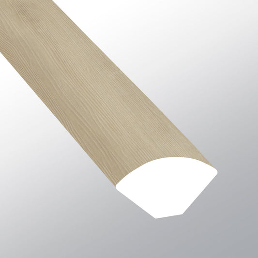 Flaxen ( QUARTER ROUND [ Wood • Matte • Medium ] - LVT * LUXURY VINYL TRIM ) | 5/8" X 3/4" X 94"