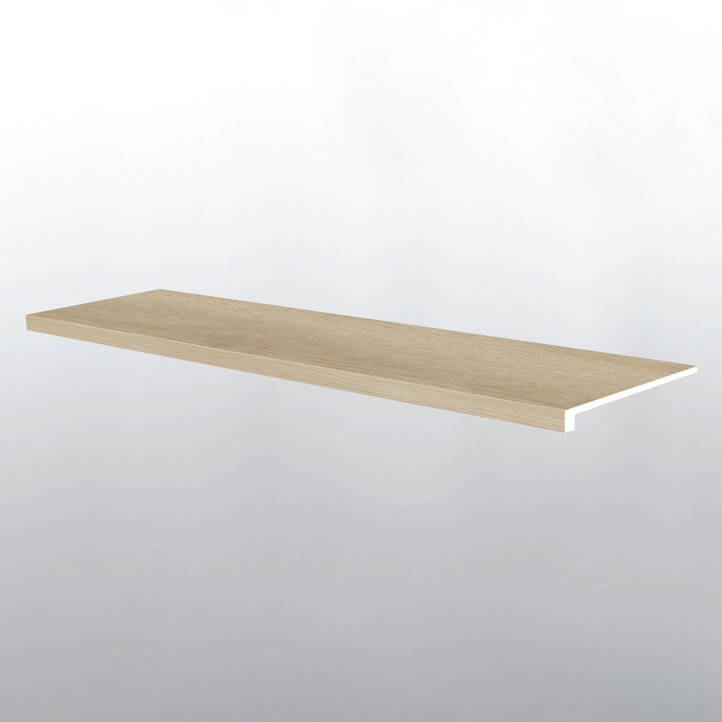 Flaxen ( STAIR TREAD EASED EDGE [ Wood • Matte • Medium ] - LVT * LUXURY VINYL TRIM ) | 1 1/2" X 1/4" X 47 1/2"
