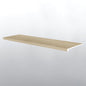 Flaxen ( STAIR TREAD EASED EDGE [ Wood • Matte • Medium ] - LVT * LUXURY VINYL TRIM ) | 1 1/2" X 1/4" X 47 1/2"