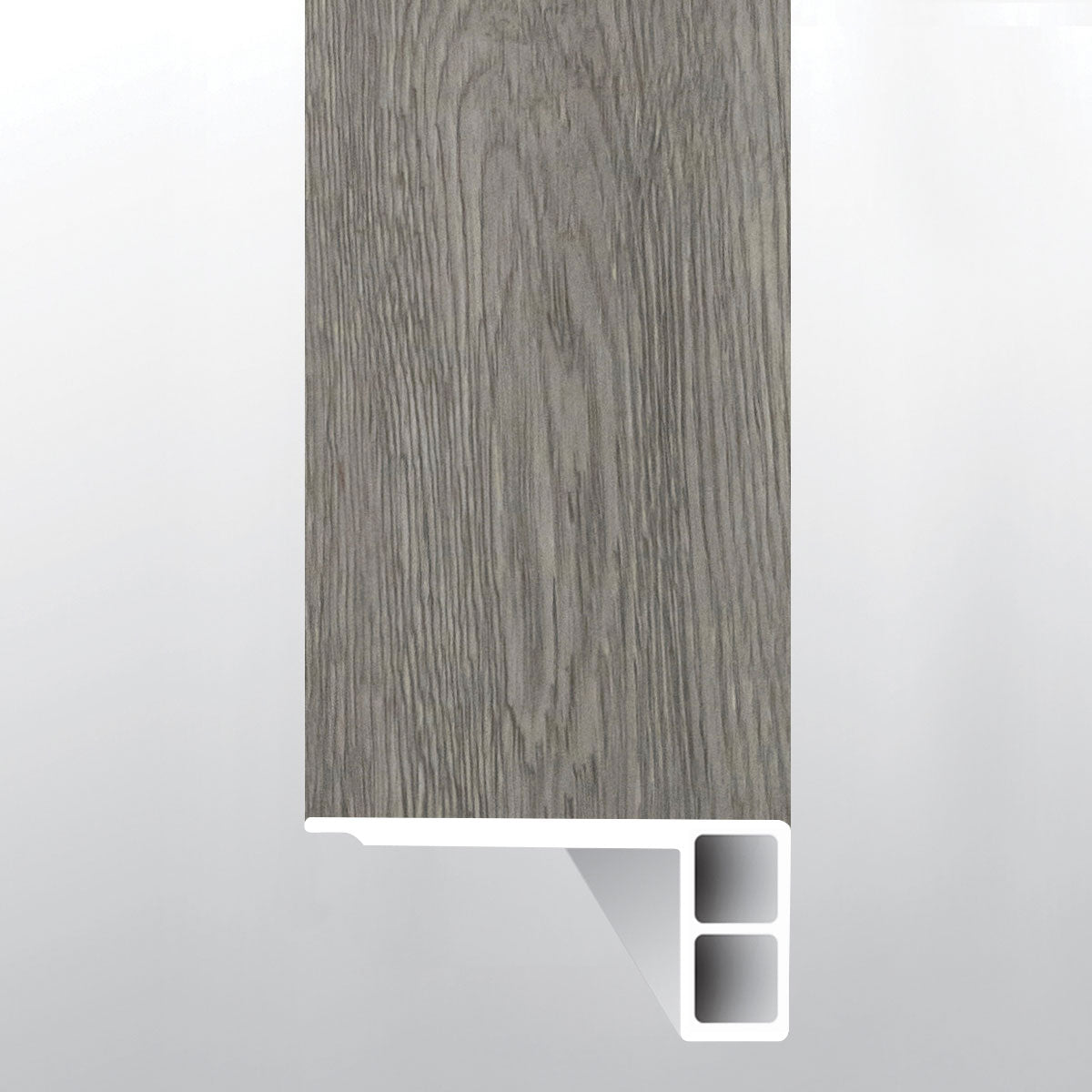 Grayton ( FLUSH STAIR NOSE EASED EDGE [ Wood • Matte • Medium ] - LVT * LUXURY VINYL TRIM ) | 2 3/4" X 3/4" X 94"