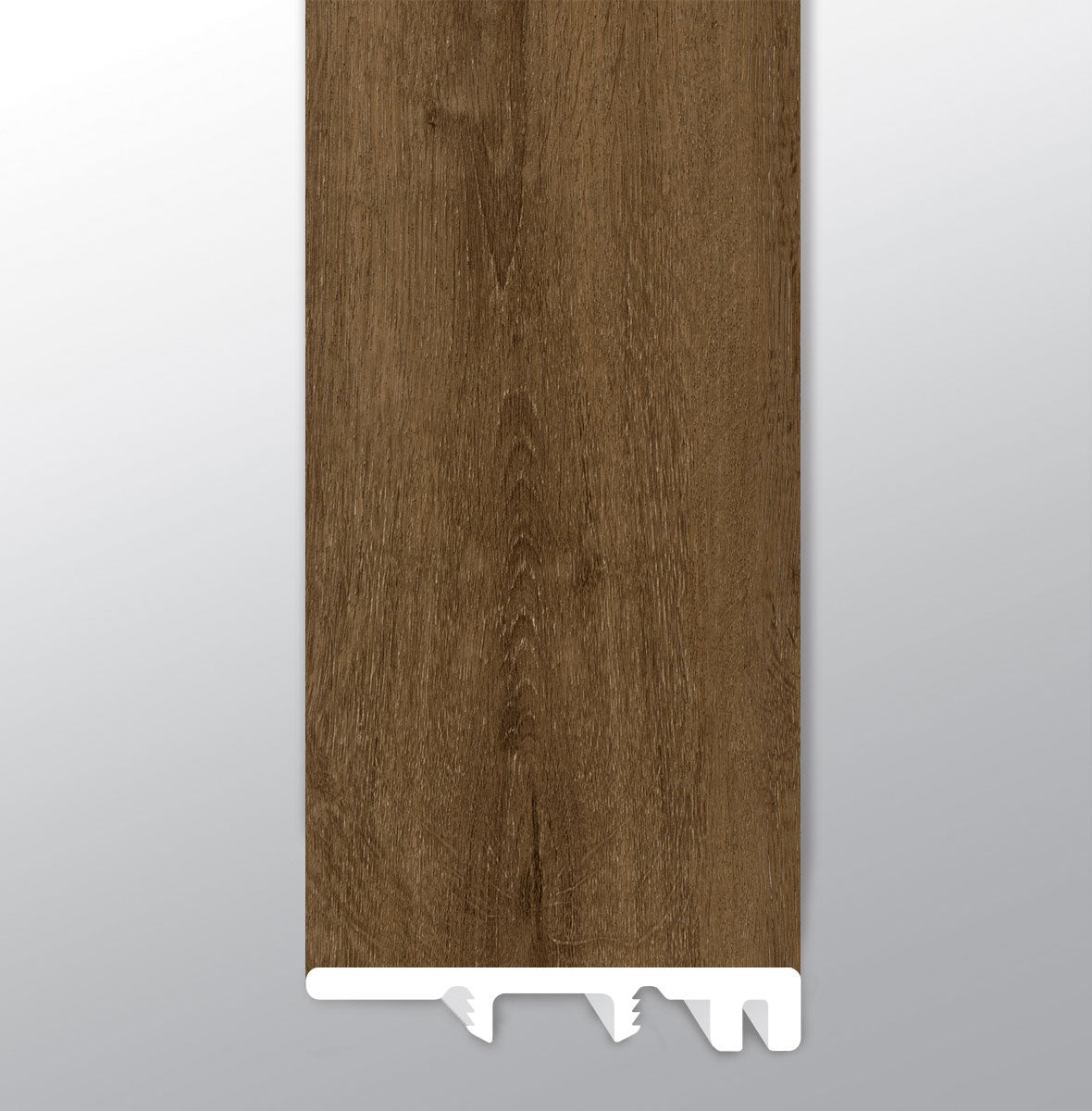 Hatfield ( END CAP [ Wood • Matte • Dark ] - LVT * LUXURY VINYL TRIM ) | 1 1/2" X 1/4" X 94"