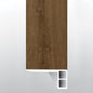 Hatfield ( FLUSH STAIR NOSE EASED EDGE [ Wood • Matte • Dark ] - LVT * LUXURY VINYL TRIM ) | 2 3/4" X 3/4" X 94"