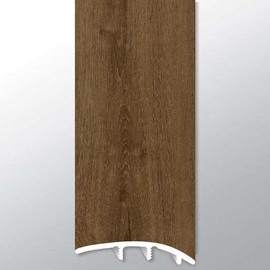 Hatfield ( REDUCER [ Wood • Matte • Dark ] - LVT * LUXURY VINYL TRIM ) | 1 3/4" X 3/8" X 94"