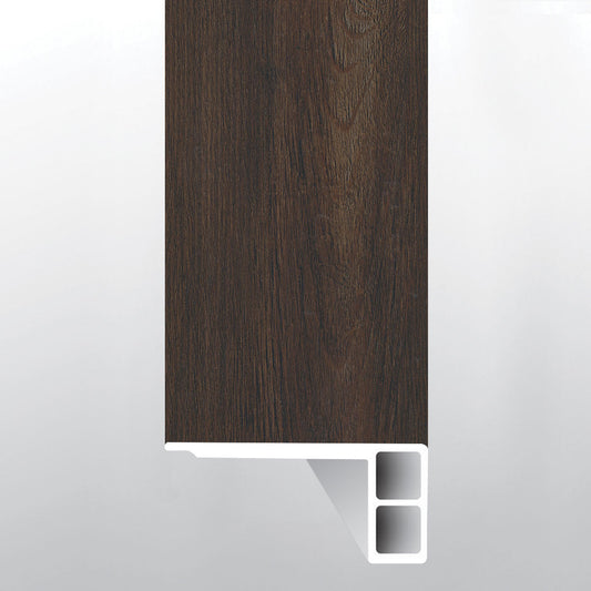 Hawthorne ( FLUSH STAIR NOSE EASED EDGE [ Wood • Matte • Dark ] - LVT * LUXURY VINYL TRIM ) | 2 3/4" X 3/4" X 94"