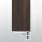 Hawthorne ( FLUSH STAIR NOSE EASED EDGE [ Wood • Matte • Dark ] - LVT * LUXURY VINYL TRIM ) | 2 3/4" X 3/4" X 94"