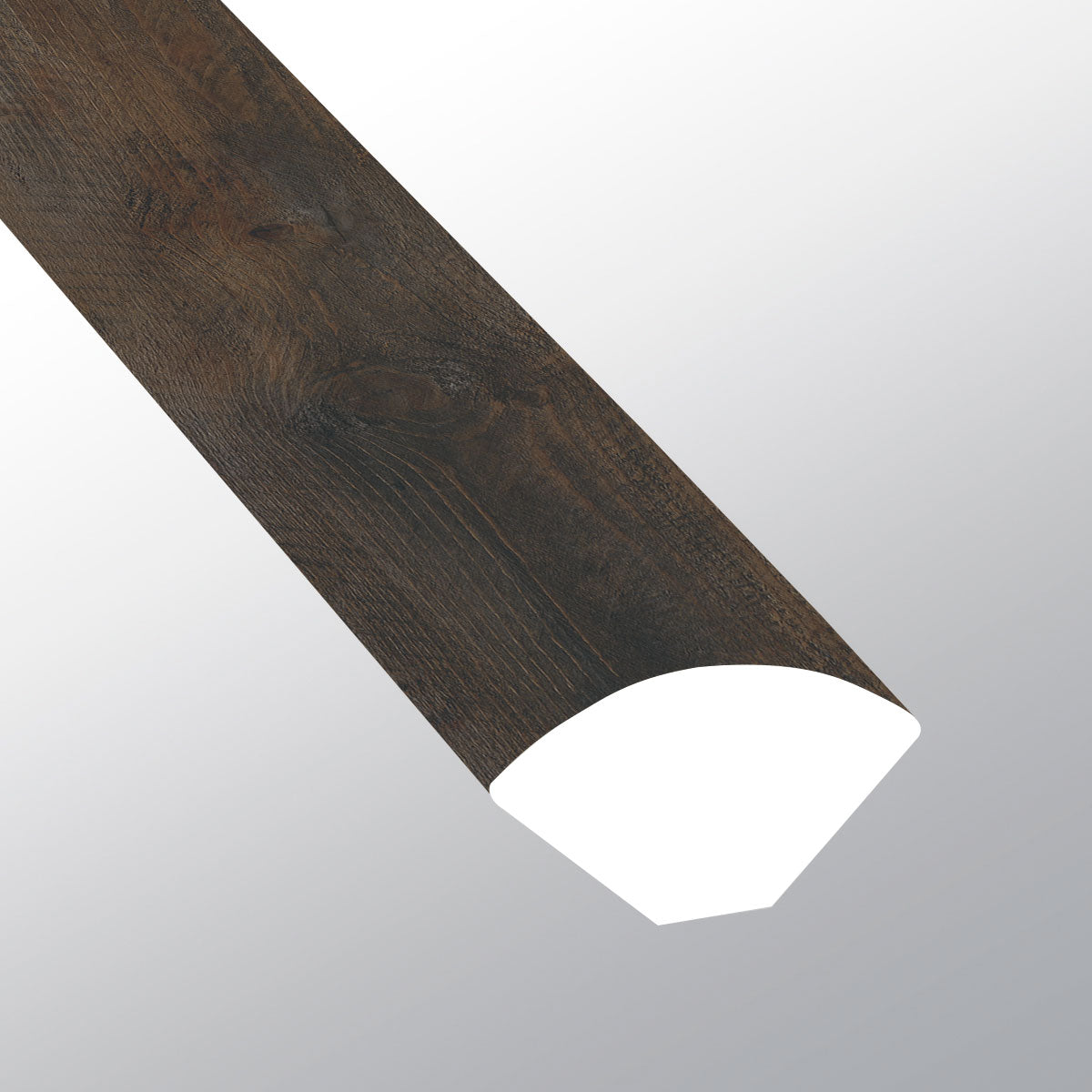 Hawthorne ( QUARTER ROUND [ Wood • Matte • Dark ] - LVT * LUXURY VINYL TRIM ) | 5/8" X 3/4" X 94"