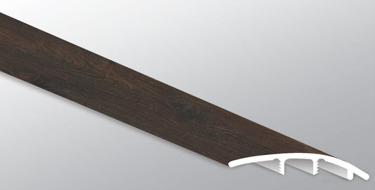 Hawthorne ( REDUCER [ Wood • Matte • Dark ] - LVT * LUXURY VINYL TRIM ) | 1 3/4" X 3/8" X 94"
