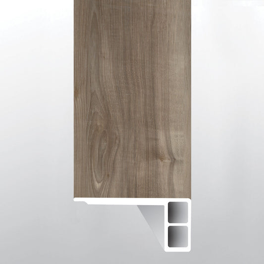 Highcliffe Greige ( FLUSH STAIR NOSE EASED EDGE [ Wood • Matte • Medium ] - LVT * LUXURY VINYL TRIM ) | 2 3/4" X 3/4" X 94"