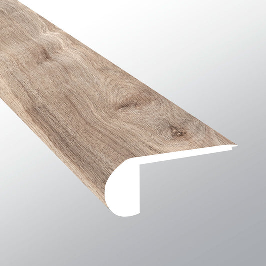 Highcliffe Greige ( FLUSH STAIR NOSE [ Wood • Matte • Medium ] - LVT * LUXURY VINYL TRIM ) | 2 3/4" X 3/4" X 94"