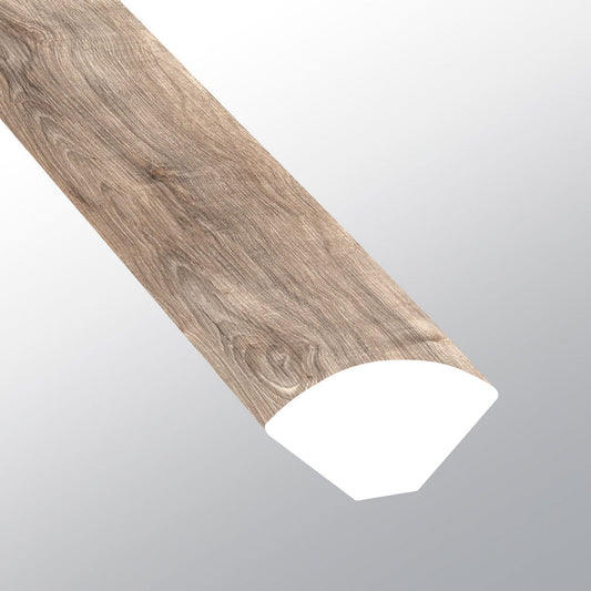 Highcliffe Greige ( QUARTER ROUND [ Wood • Matte • Medium ] - LVT * LUXURY VINYL TRIM ) | 5/8" X 3/4" X 94"
