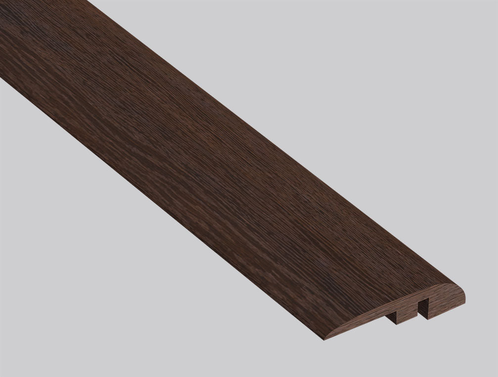 Hillsdale ( REDUCER [ Wood • Matte • Dark ] - LVT * LUXURY VINYL TRIM ) | 1 3/4" X 3/8" X 94"