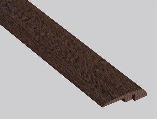 Hillsdale ( REDUCER [ Wood • Matte • Dark ] - LVT * LUXURY VINYL TRIM ) | 1 3/4" X 3/8" X 94"