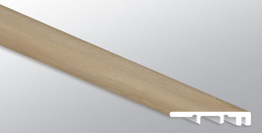 Hyde Haven ( END CAP [ Wood • Matte • Medium ] - LVT * LUXURY VINYL TRIM ) | 1 1/2" X 1/4" X 94"