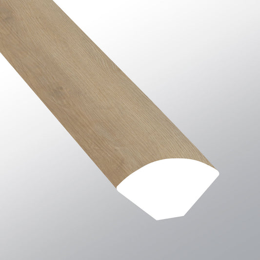 Hyde Haven ( QUARTER ROUND [ Wood • Matte • Medium ] - LVT * LUXURY VINYL TRIM ) | 5/8" X 3/4" X 94"