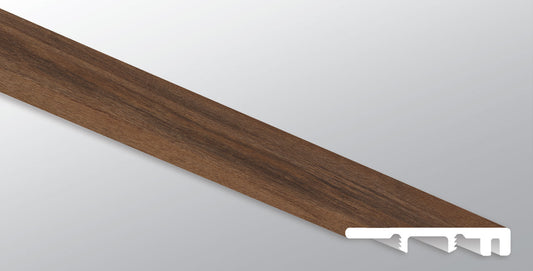 Jatoba ( END CAP [ Wood • Matte • Dark ] - LVT * LUXURY VINYL TRIM ) | 1 1/2" X 1/4" X 94"