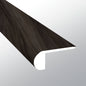 Jenta ( FLUSH STAIR NOSE [ Wood • Matte • Dark ] - LVT * LUXURY VINYL TRIM ) | 2 3/4" X 3/4" X 94"