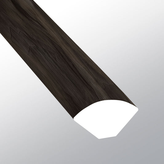 Jenta ( QUARTER ROUND [ Wood • Matte • Dark ] - LVT * LUXURY VINYL TRIM ) | 5/8" X 3/4" X 94"