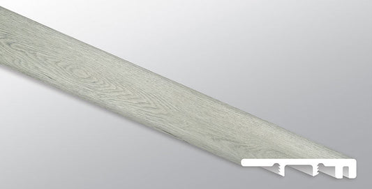 Kardigan ( END CAP [ Wood • Matte • Light ] - LVT * LUXURY VINYL TRIM ) | 1 1/2" X 1/4" X 94"