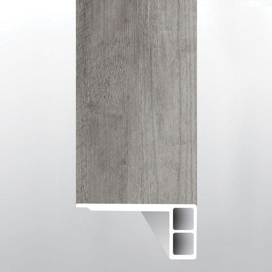 Katella Ash ( FLUSH STAIR NOSE EASED EDGE [ Wood • Matte • Medium ] - LVT * LUXURY VINYL TRIM ) | 2 3/4" X 3/4" X 94"