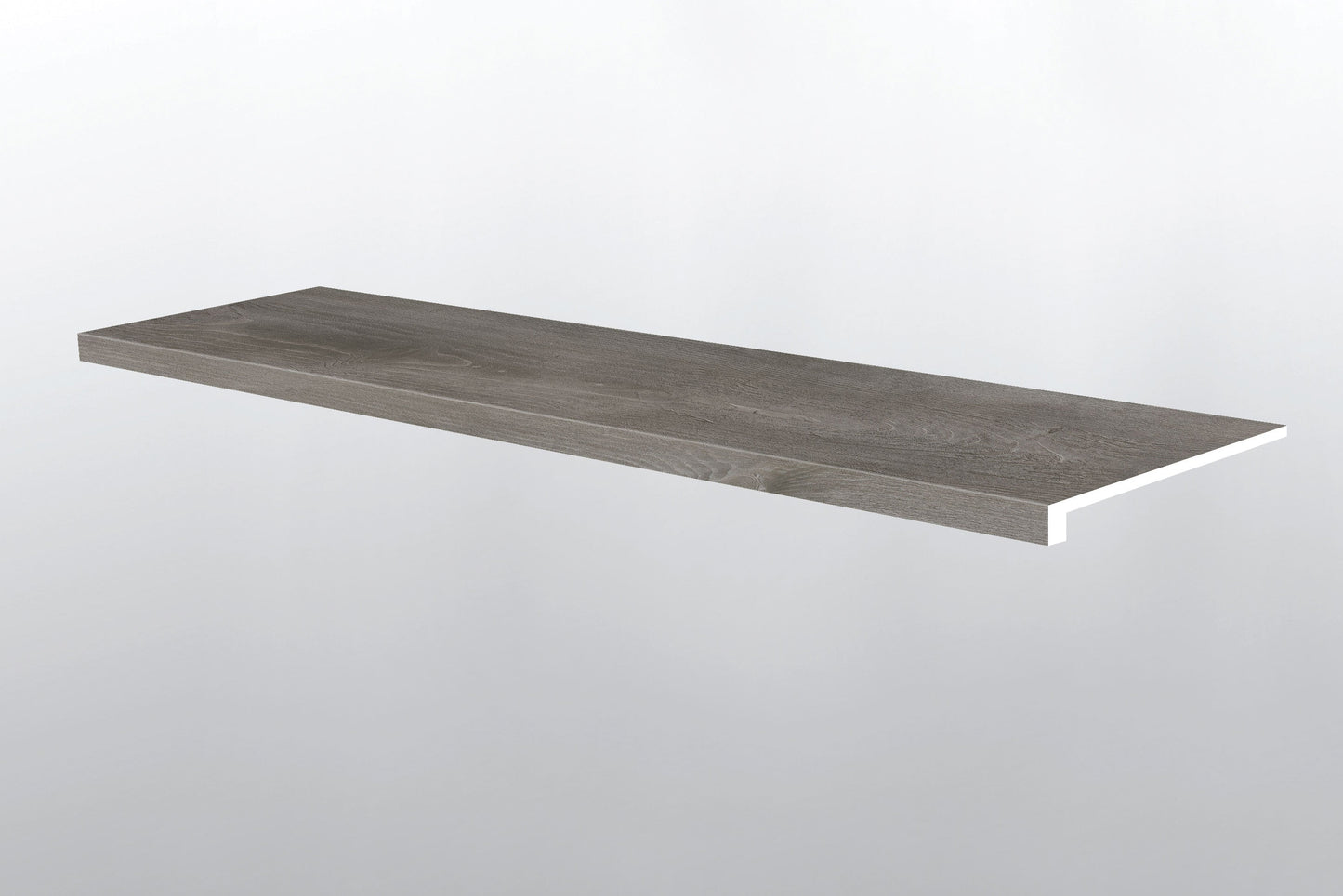 Katella Ash ( STAIR TREAD EASED EDGE [ Wood • Matte • Medium ] - LVT * LUXURY VINYL TRIM ) | 1 1/2" X 1/4" X 47 1/2"