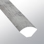 Kingsdown Gray ( QUARTER ROUND [ Wood • Matte • Medium ] - LVT * LUXURY VINYL TRIM ) | 5/8" X 3/4" X 94"