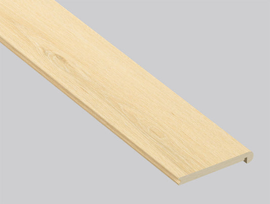 Lanston Oak ( FLUSH STAIR NOSE [ Wood • Matte • Light ] - LVT * LUXURY VINYL TRIM ) | 2 3/4" X 3/4" X 94"