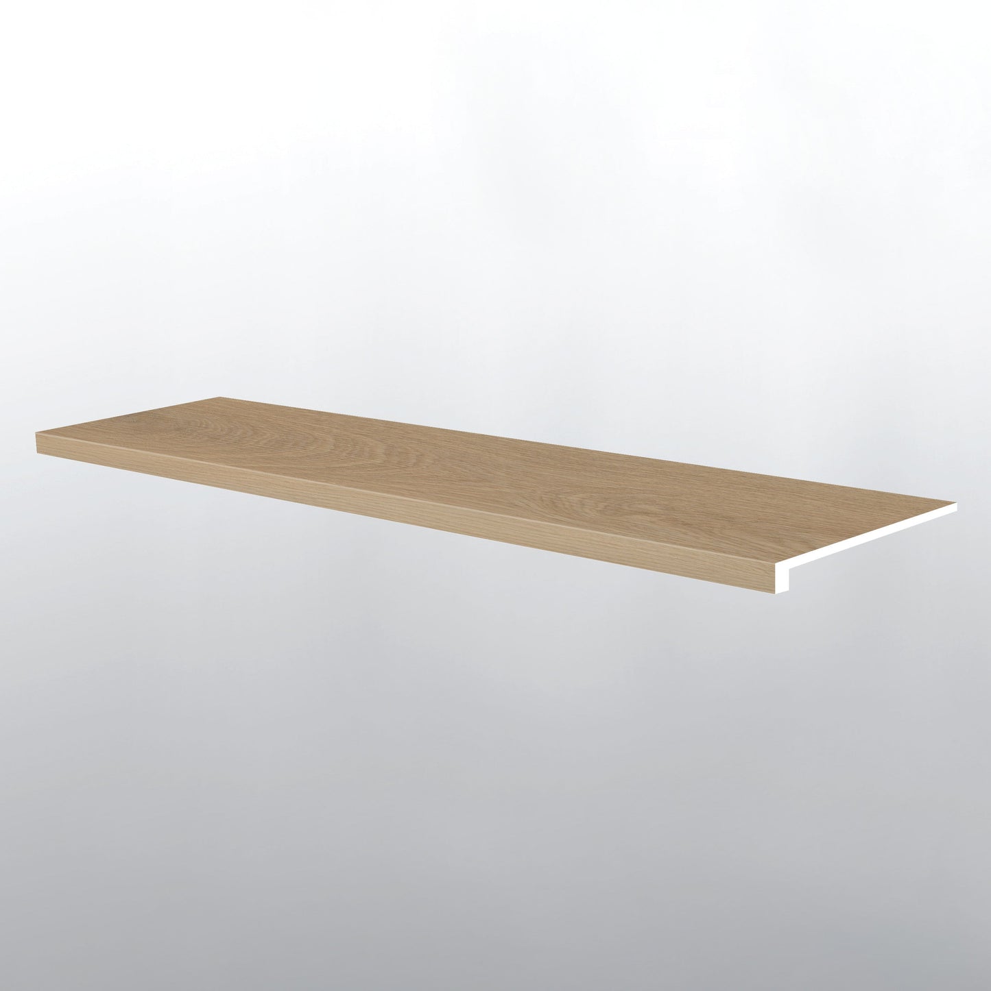 Larkin ( STAIR TREAD EASED EDGE [ Wood • Matte • Medium ] - LVT * LUXURY VINYL TRIM ) | 1 1/2" X 1/4" X 47 1/2"