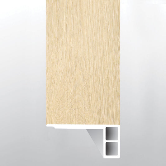 Lenexa Creek ( FLUSH STAIR NOSE EASED EDGE [ Wood • Matte • Light ] - LVT * LUXURY VINYL TRIM ) | 2 3/4" X 3/4" X 94"