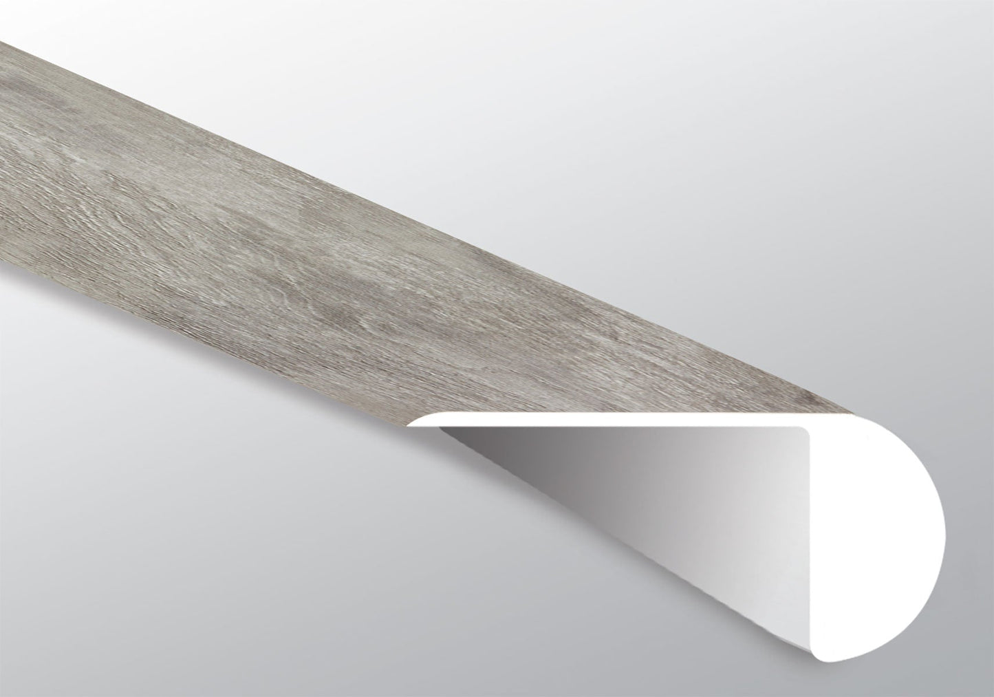 Loton Hill ( OVERLAPPING STAIR NOSE [ Wood • Matte • Medium ] - LVT * LUXURY VINYL TRIM ) | 2 1/4" X 1" X 94"