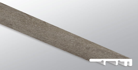 Ludlow ( END CAP [ Wood • Matte • Medium ] - LVT * LUXURY VINYL TRIM ) | 1 1/2" X 1/4" X 94"