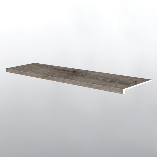 Ludlow ( STAIR TREAD EASED EDGE [ Wood • Matte • Medium ] - LVT * LUXURY VINYL TRIM ) | 1 1/2" X 1/4" X 47 1/2"