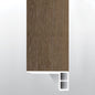 Malden ( FLUSH STAIR NOSE EASED EDGE [ Wood • Ultra Matte • Medium ] - LVT * LUXURY VINYL TRIM ) | 2 3/4" X 3/4" X 94"