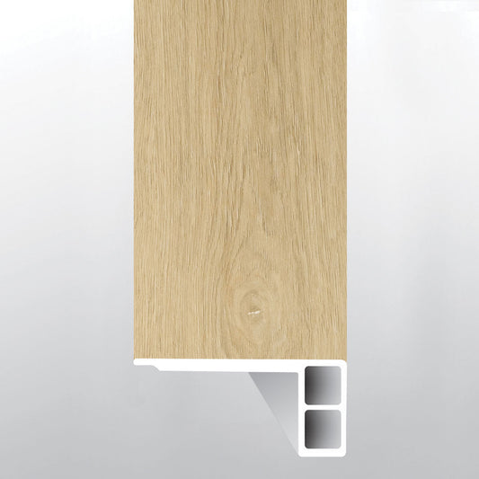 Malta ( FLUSH STAIR NOSE EASED EDGE [ Wood • Matte • Light ] - LVT * LUXURY VINYL TRIM ) | 2 3/4" X 3/4" X 94"