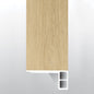 Malta ( FLUSH STAIR NOSE EASED EDGE [ Wood • Matte • Light ] - LVT * LUXURY VINYL TRIM ) | 2 3/4" X 3/4" X 94"