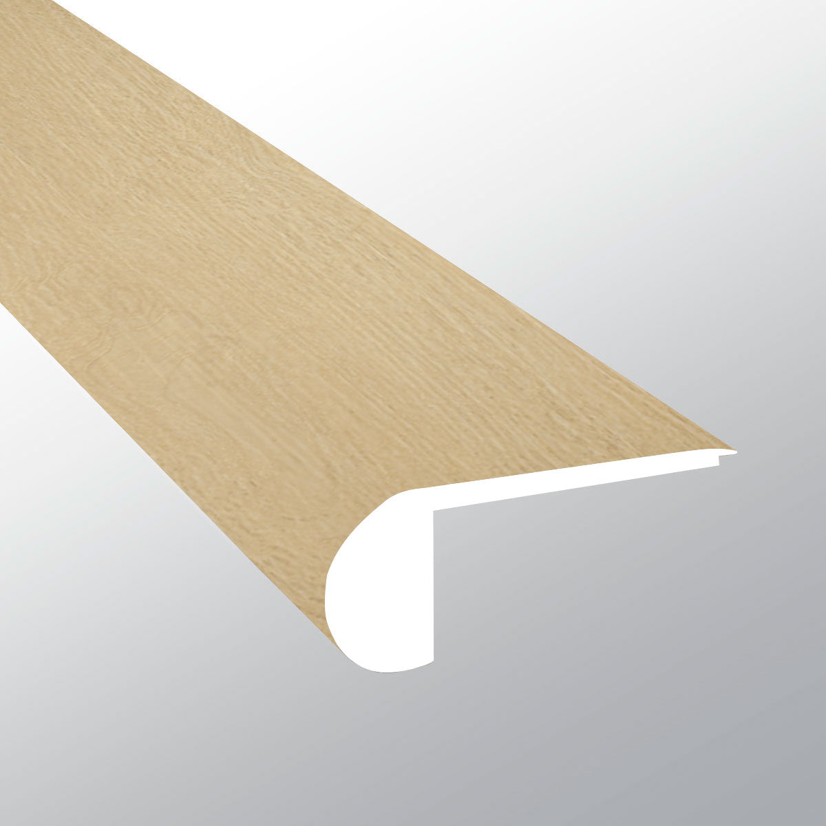 Malta ( FLUSH STAIR NOSE [ Wood • Matte • Light ] - LVT * LUXURY VINYL TRIM ) | 2 3/4" X 3/4" X 94"