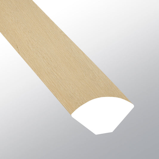 Malta ( QUARTER ROUND [ Wood • Matte • Light ] - LVT * LUXURY VINYL TRIM ) | 5/8" X 3/4" X 94"