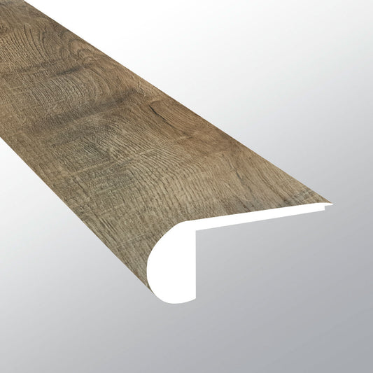 Maracay Brown ( FLUSH STAIR NOSE [ Wood • Matte • Medium ] - LVT * LUXURY VINYL TRIM ) | 2 3/4" X 3/4" X 94"