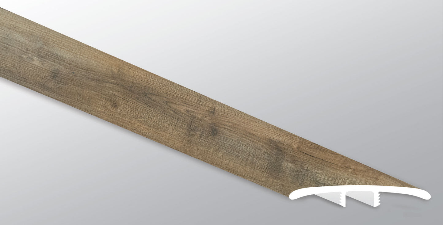 Maracay Brown ( T MOLDING [ Wood • Matte • Medium ] - LVT * LUXURY VINYL TRIM ) | 1 3/4" X 1/4" X 94"