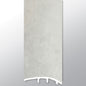 Mountains Gray ( REDUCER [ Concrete • Matte • Light ] - LVT * LUXURY VINYL TRIM ) | 1 3/4" X 3/8" X 94"