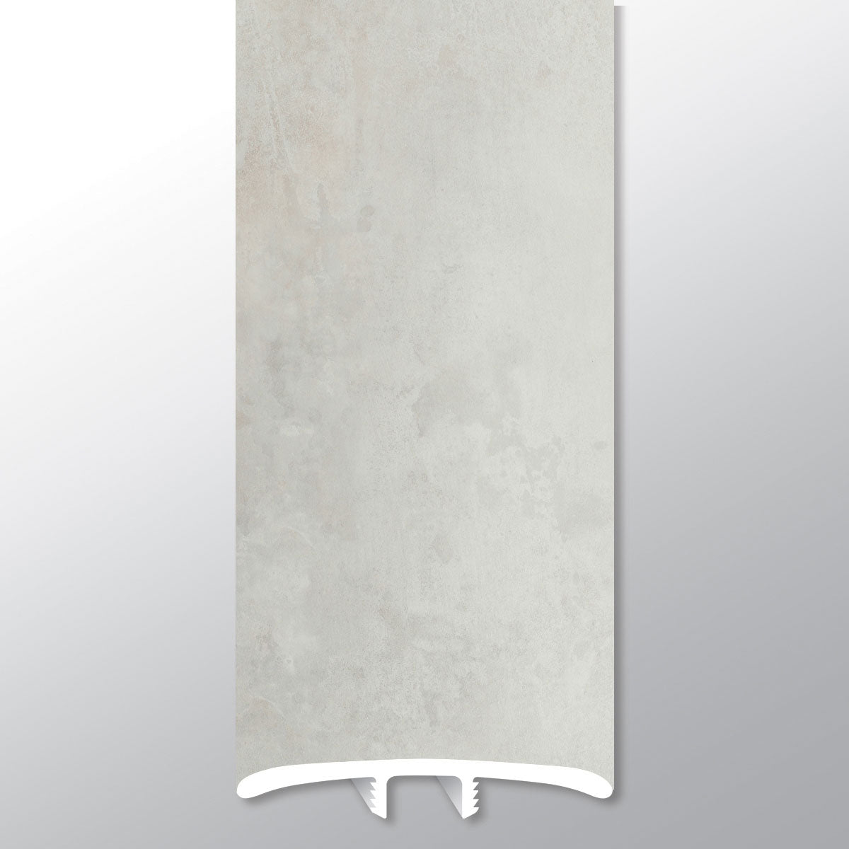 Mountains Gray ( T MOLDING [ Concrete • Matte • Light ] - LVT * LUXURY VINYL TRIM ) | 1 3/4" X 1/4" X 94"